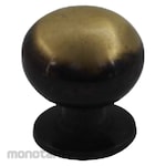Yane Knob Handle for Cabinet & Furniture AB Brass (Gagang Furnitur Tarik Bulat)
