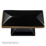 Yane Knob Handle for Cabinet & Furniture Black Zinc Alloy (Gagang Furnitur Tarik Bulat)
