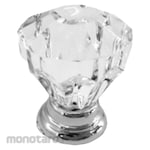 Yane Knob Handle for Cabinet & Furniture Zinc Alloy GP Diamonte (Gagang Furnitur Tarik Bulat)
