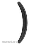 Yane Pull Handle for Cabinet & Furniture Matte Black Aluminium (Gagang Furnitur Tarik)
