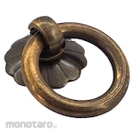 Yane Pull Handle for Cabinet & Furniture Ring Brass AB (Gagang Furnitur Tarik)