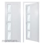 Alexander UPVC Door 4 Mirror Vertikal