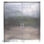 KUPPE Stainless Steel Double Door