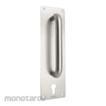 Paloma Pull Plate Handle (with Cylinder Hole)
