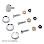 Huben Glass Screw Chrome (Sekrup Kaca)