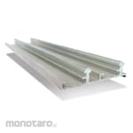 Huben Rel Aluminium Pintu Sliding untuk Roda Gantung RG-99