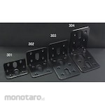 ESCO 23x 23x2mm connecting bracket (steel, black paint)