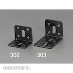 ESCO 42x 62x2mm connecting bracket (steel, black paint)