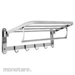 Vone Towel Rack with Hooks