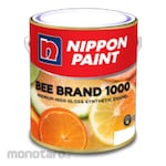 NIPPON PAINT Premium High Gloss Synthetic Enamel Bee Brand 1000 15L (Cat Kayu dan Besi)
