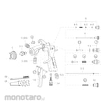 ANEST IWATA Spare Parts Spray Gun Back Ring