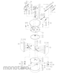 Meiji Spare Part Connecting Metal