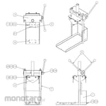 Meiji Spare Part Hexagon Nut