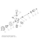 Meiji Spare Part Needle Lock Nut