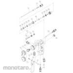Meiji Spare Part Needle Packing Screw