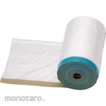 TRUSCO Plastic Masking/Masking Film Tape for Painting Buildings