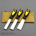 ESCO Putty Knife Hard Stainless Steel Set 3-Piece (Kape)