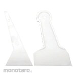 ESCO Putty Knife Patebera Plastic 125mm (Kape)