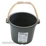 AnzenKougyou Plastic bucket type 13 EX gray (Ember Plastik)