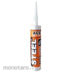 STEEL Multi Purpose Silicone Sealant Acetic (Lem Silikon)