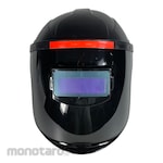 TaffGUARD Helm Las Auto Dimming with Red Lens Welding Mask