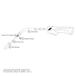MultiPro Contact Tip M6x28 e-Cu (Tip Kontak)