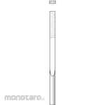 EIKO Electroplated Diamond File (Tapered) Flat