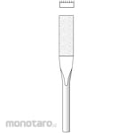 EIKO Electroplated diamond file (one-sided electroplated) flat