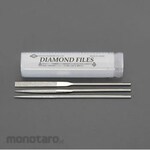ESCO 140mm / # 400 diamond file (Precision, 3 types, 3 pieces)