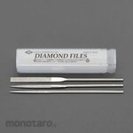 ESCO 140mm diamond file (Precision, 3 types, 3 pieces)