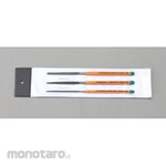 ESCO 170mm file (flat, half-circle, round = 3 pcs / medium)