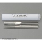 ESCO 180mm diamond file (precision, 5 types, 5 pieces)