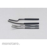 ESCO 185-215mm file (crank, boat shape, flat / 4pcs)