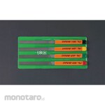 ESCO 185mm file (flat, 4-piece set / coarse, medium, thin, oily)