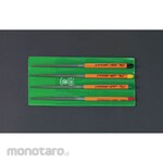 ESCO 215mm File (Round, 4pcs / Rough, Medium, Thin, Oily)