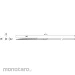 MINITOR Minimo Diamond File Trapezoid # 170