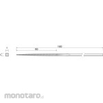 MINITOR Minimo diamond file corner # 140