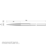MINITOR Minimo diamond file half circle # 140