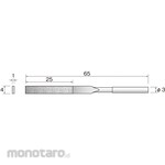 MINITOR Minimo electrodeposition diamond file # 170 flat
