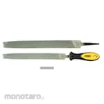 OSTEQ Steel File Flat Pointed Bastard w/ Handle