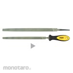 OSTEQ Steel File Triangular Second w/ Handle