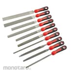 SAM Bastard Rasp Cut Engineers Files Set with Soft-Grip Handle