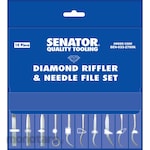 Senator Diamond Riffler & Needle File Set (Set Kikir Jarum)