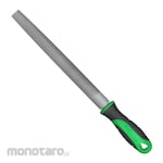 TJAP MATA Rubber Handle Half Round File Bastard (Kikir Setengah Lingkaran)
