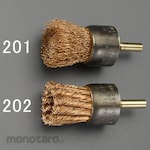 ESCO 25mm / 6.35mm shaft wire brush (non-sparking)