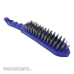 Langsol Wire Brush 6 Rows with Plastic Handle
