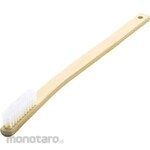 TRUSCO Machine-Planted Bamboo Brush Curved Handle, Nylon (Sikat Kawat Nilon)