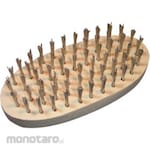 TRUSCO Oval 6 Line Brush Stainless Steel