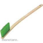 TRUSCO Professional Hand-Planted Bamboo Brush Curved Handle, Nylon (Sikat Kawat Nilon)