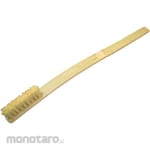 TRUSCO Professional Hand-Planted Bamboo Brush Curved Handle, Pakin Bristles